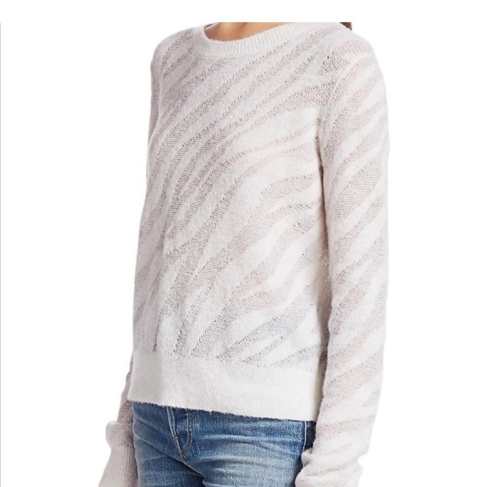Rag&Bone Zebra Print Sweater Size Medium - image 2